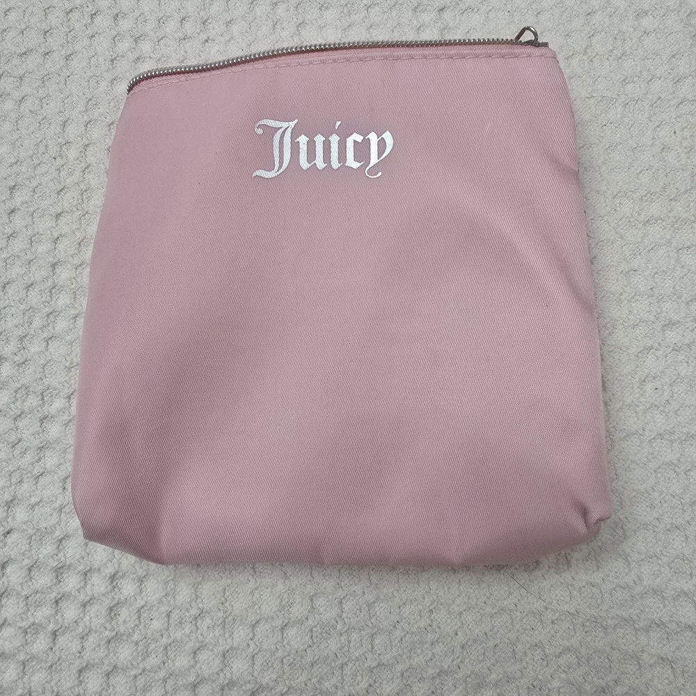Juicy Couture Light Pink Cosmetic Pouch